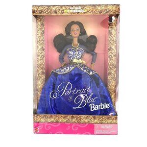 Mattel Barbie 1997 Special Edition Portrait In Blue Fashion Doll